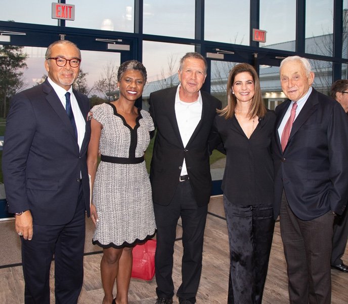 Michael and Janelle Coleman, Governor John Kasich, Abigail and Leslie Wexner.jpg
