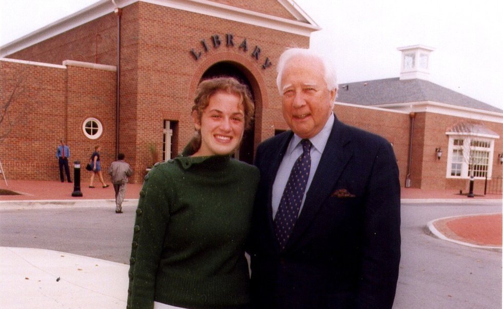 McCullough and student at Market Square.jpg