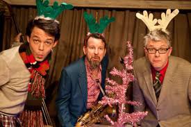 Matt Wilson with Christmas Tree-O Bandmates.jpg