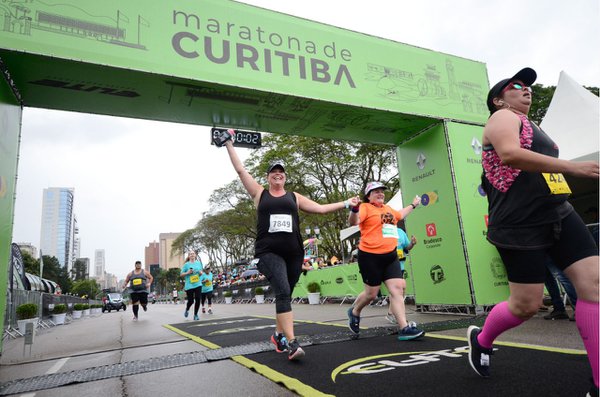 Stephanie Clark completes her first marathon in Columbus Sister City Curitiba, Brazil. Photo courtesy of Stephanie Clark.JPG