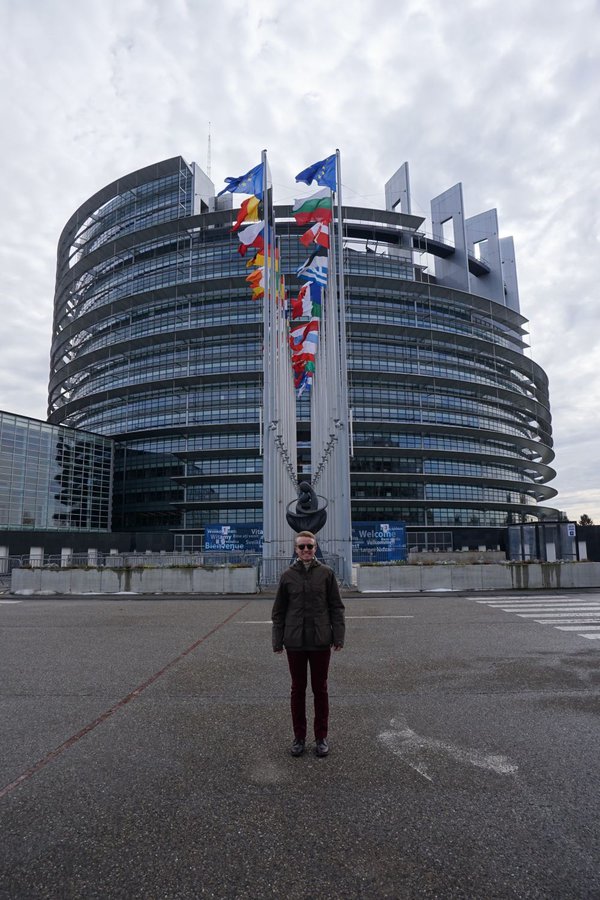 Guthery took a trip to Strasbourg, which is the formal seat of the European Parliament. Courtesy of Ross Guthery.jpg