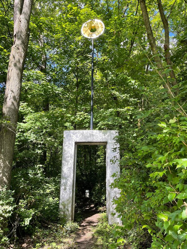 Learn what can be found in the woods at Darree Fields Park from Don Merkt's public art. Photo by Dublin Arts Council.jpg