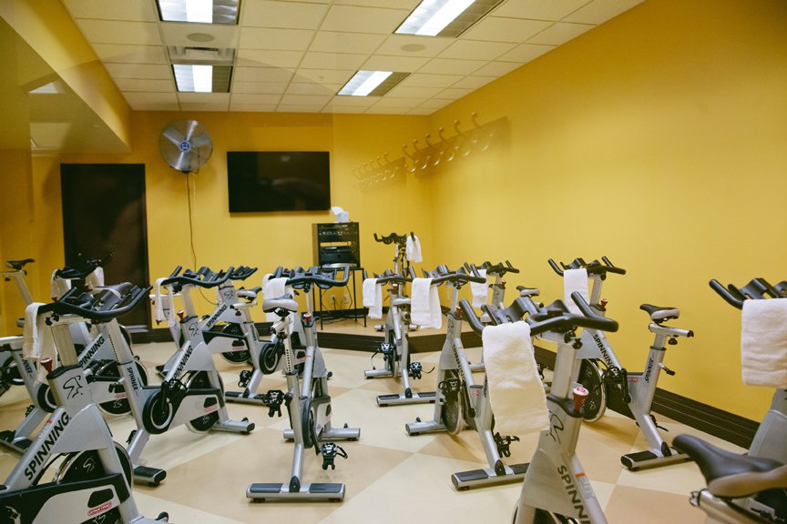 Spinning room at Vita Fitness Corazon