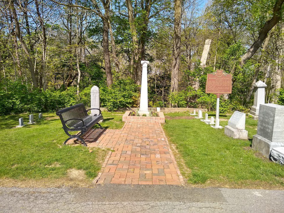 Hanby gravesite now. Photo courtesy of the Westerville Historical Society 2.jpg