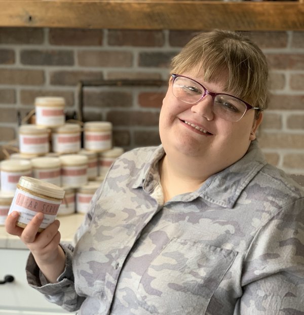 Sugar scrubs are Drossel's favorite product, she says, because they're easy to make and beneficial for the user. Photo courtesy of Shelli Drossel.jpg
