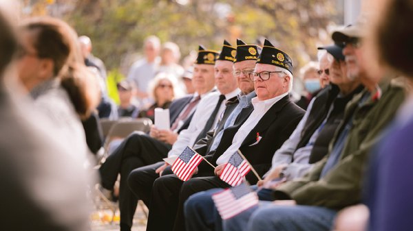 Veterans day ceremony