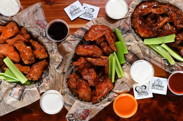 Roosters wing options
