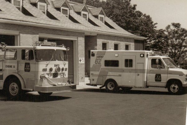 ghfd truck and ambulance