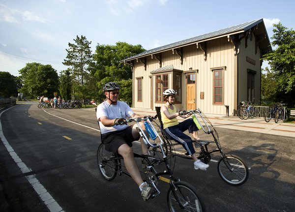 Recumbent riders and YS Station.jpg